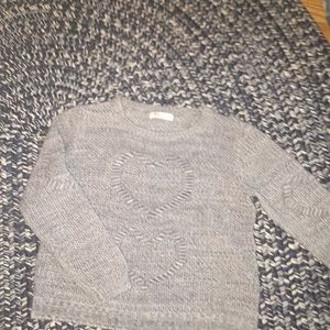 Girls heart sweater